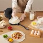 Prensa para tortillas VEVOR, de hierro fundido de 10 pulgadas, resistente, con asa y 100 hojas de papel pergamino, para tortillas de harina, tacos y tortillas de harina.