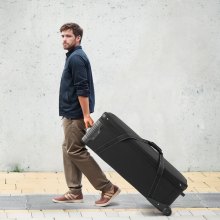 Estuche con ruedas para equipo de estudio, 39,37 x 14,96 x 12,60 pulgadas, bolsa de transporte para cámara con ruedas