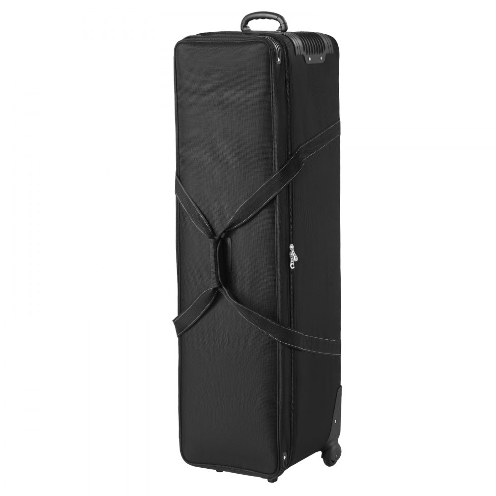 Maletín con ruedas VEVOR para equipo de estudio (131 x 36,5 x 38 cm), con ruedas y compartimento acolchado para cámaras, ideal para soportes de iluminación, trípodes y telescopios.