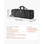 Estuche con ruedas para equipo de estudio, 46,46 x 14,57 x 11,81 pulgadas, bolsa de transporte para cámara con ruedas