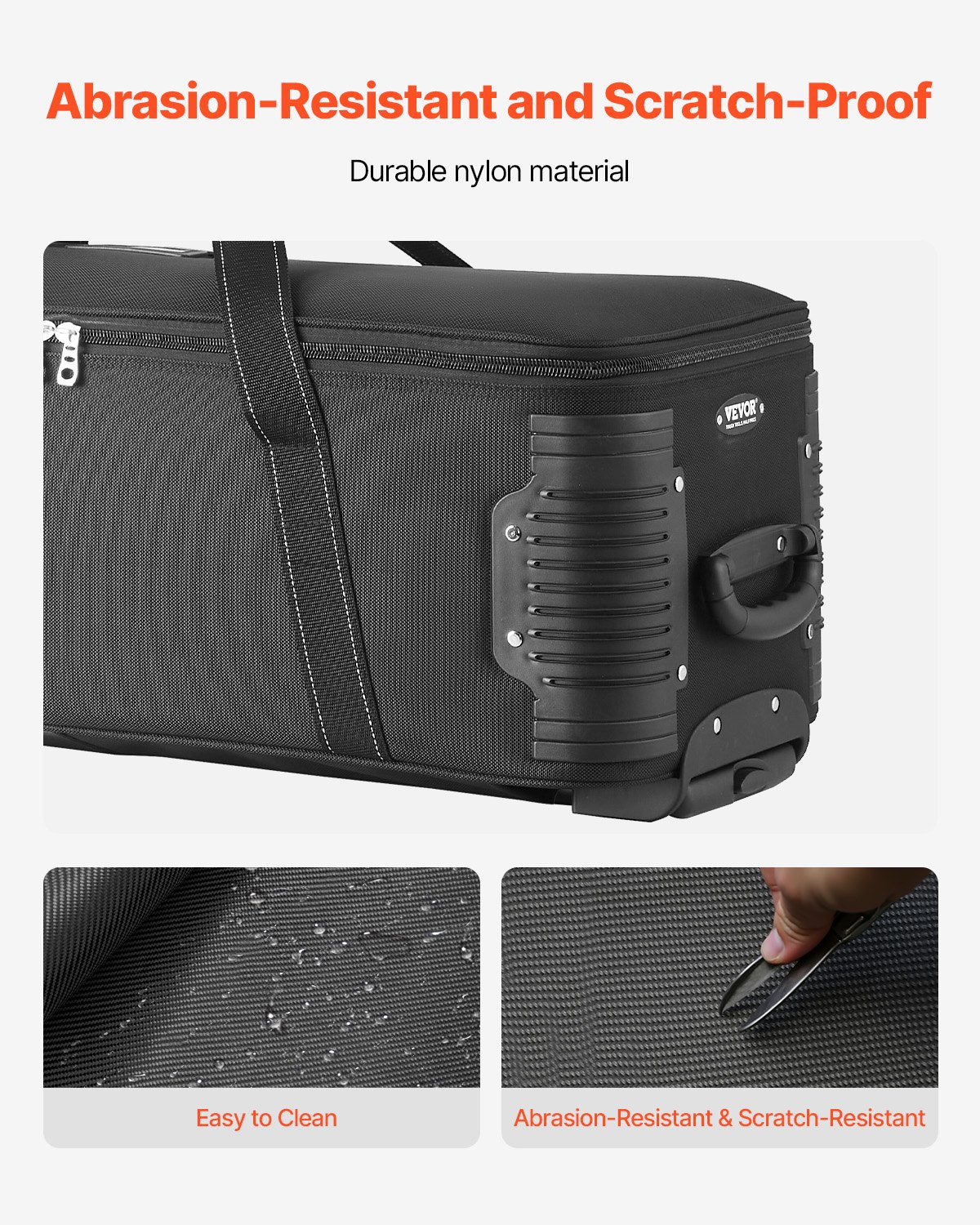 Estuche con ruedas para equipo de estudio, 46,46 x 14,57 x 11,81 pulgadas, bolsa de transporte para cámara con ruedas