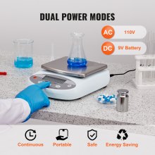 Balanza analítica de laboratorio VEVOR, 2000 g x 0,01 g, 13 unidades, conversión electrónica