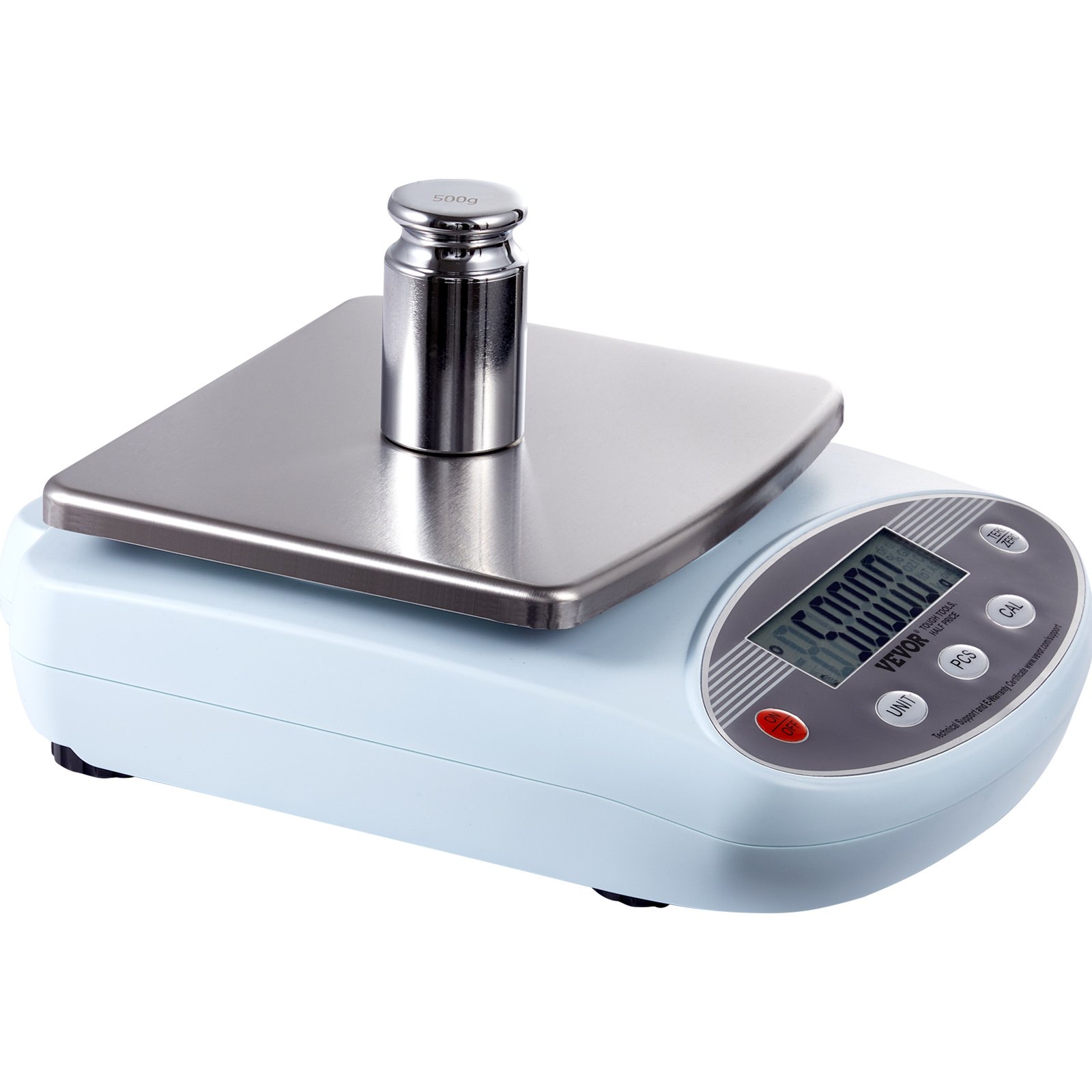 Balanza analítica de laboratorio VEVOR, 3000 g x 0,01 g, 13 unidades, conversión electrónica