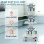VEVOR Carro de Laboratorio Carro utilitario de 3 bandejas Carro de servicio pesado con ruedas de laboratorio dental de 3 capas con 4 ruedas de Pe 2