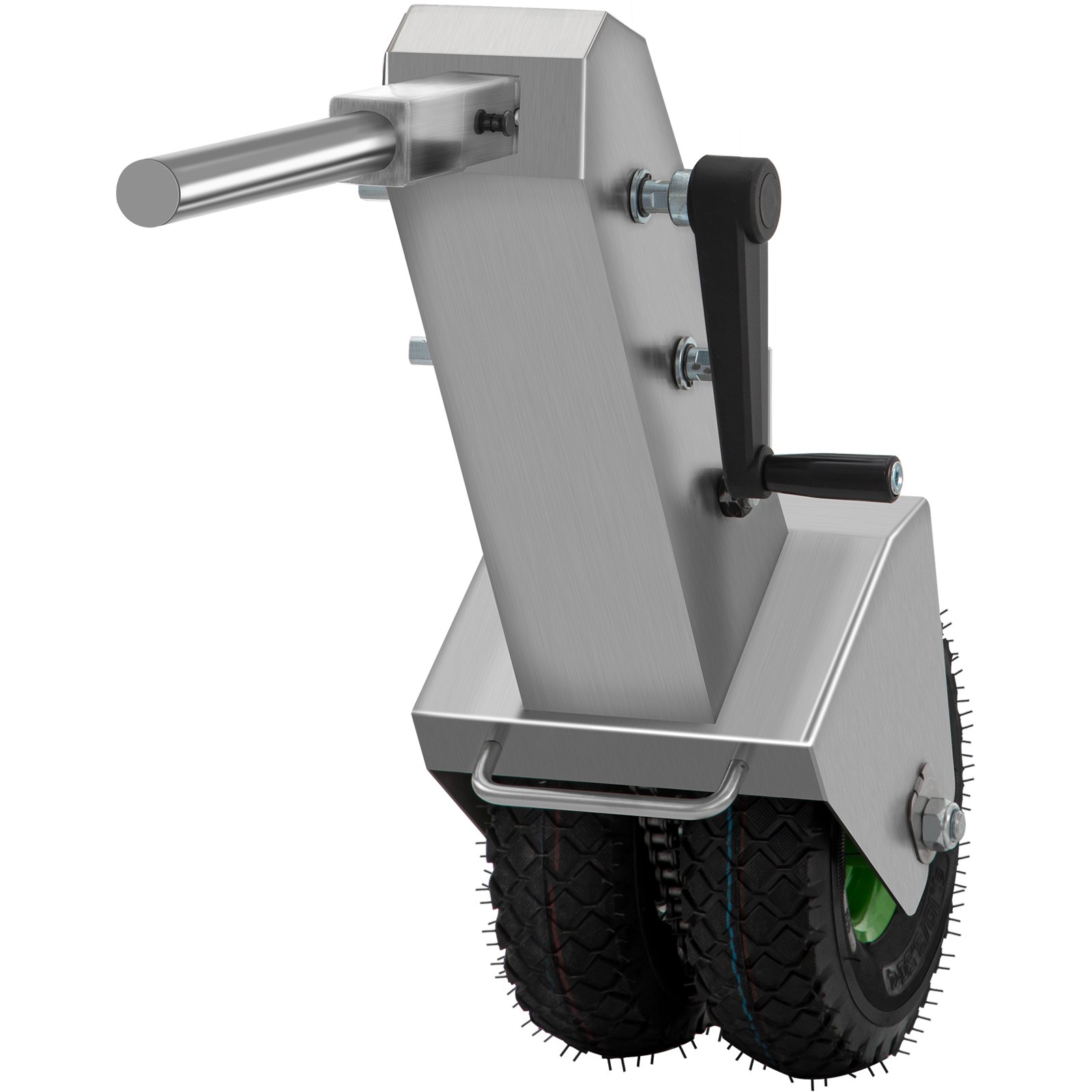 VEVOR Plataforma rodante manual para remolque, capacidad de remolque de 10000 libras con valet de remolque con bola de 2.1 pulgadas y ruedas de 10.63 pulgadas, remolcador de gato resistente de altura ajustable para automóviles, vehículos recreativos, botes y remolques de viaje