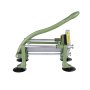 Cortador de papas fritas VEVOR, cortador de papas con cuchilla de acero inoxidable de 1/2 pulgada, cortador manual de papas con ventosas, ideal para papas, papas fritas, pepinos, verduras y zanahorias.