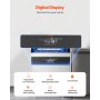 Máquina de hielo comercial de gabinete independiente, 160 lb/24 h, 80 cubos de hielo