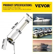 Extractor de cojinete superior VEVOR, con adaptador de eje de collar de transmisión MT0013, compatible con Yamaha, Johnson, Evinrude, Honda, Mercury, Extractor de cojinete superior marino de acero para extracción de cojinetes portadores