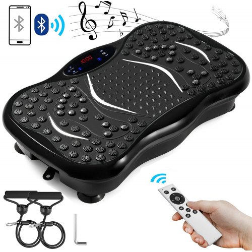 Plataforma de placa de vibración, máquina de entrenamiento físico para ejercicio de cuerpo completo, reproductor de música