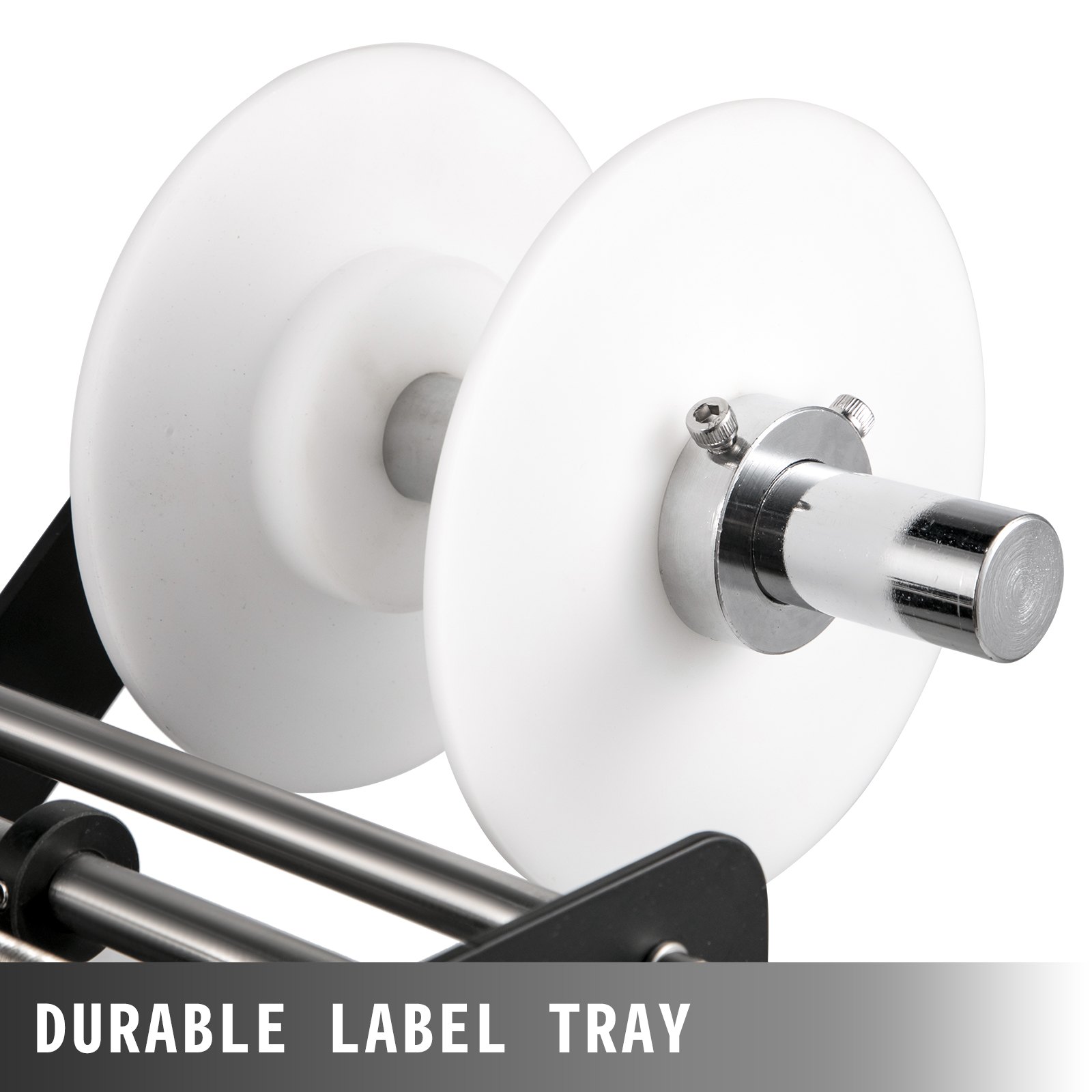 Etiquetadora de botellas redondas VEVOR MT-30, aplicador de etiquetas manual, 20-40 piezas/min, máquina aplicadora de etiquetas de botellas de 26-130 mm de ancho de etiqueta, etiquetadora de botellas de cerveza para botellas redondas