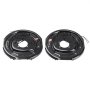 VEVOR Electric Trailer Brake Assembly, 12" x 2", 1 Pair Self-Adjusting Electric Brakes Kit for 7000 lbs Axle, 5-Hole Mounting, Backing Plates for Braking System Part Replacement (1 Right + 1 Left)