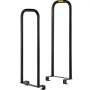 Convertidor de plataforma VEVOR negro con asas verticales y base de montaje resistente.
