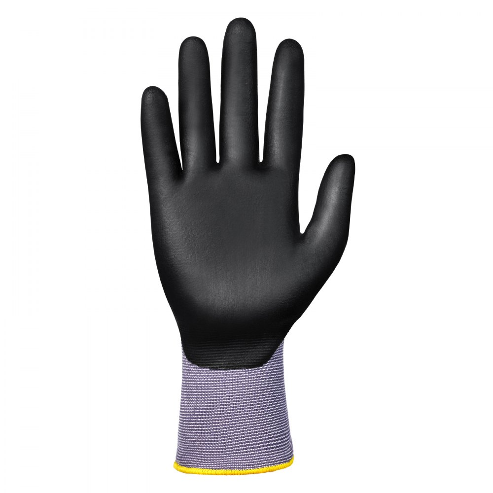 Guantes de trabajo (12 pares) con revestimiento de nitrilo para pantalla táctil, para jardinería y construcción