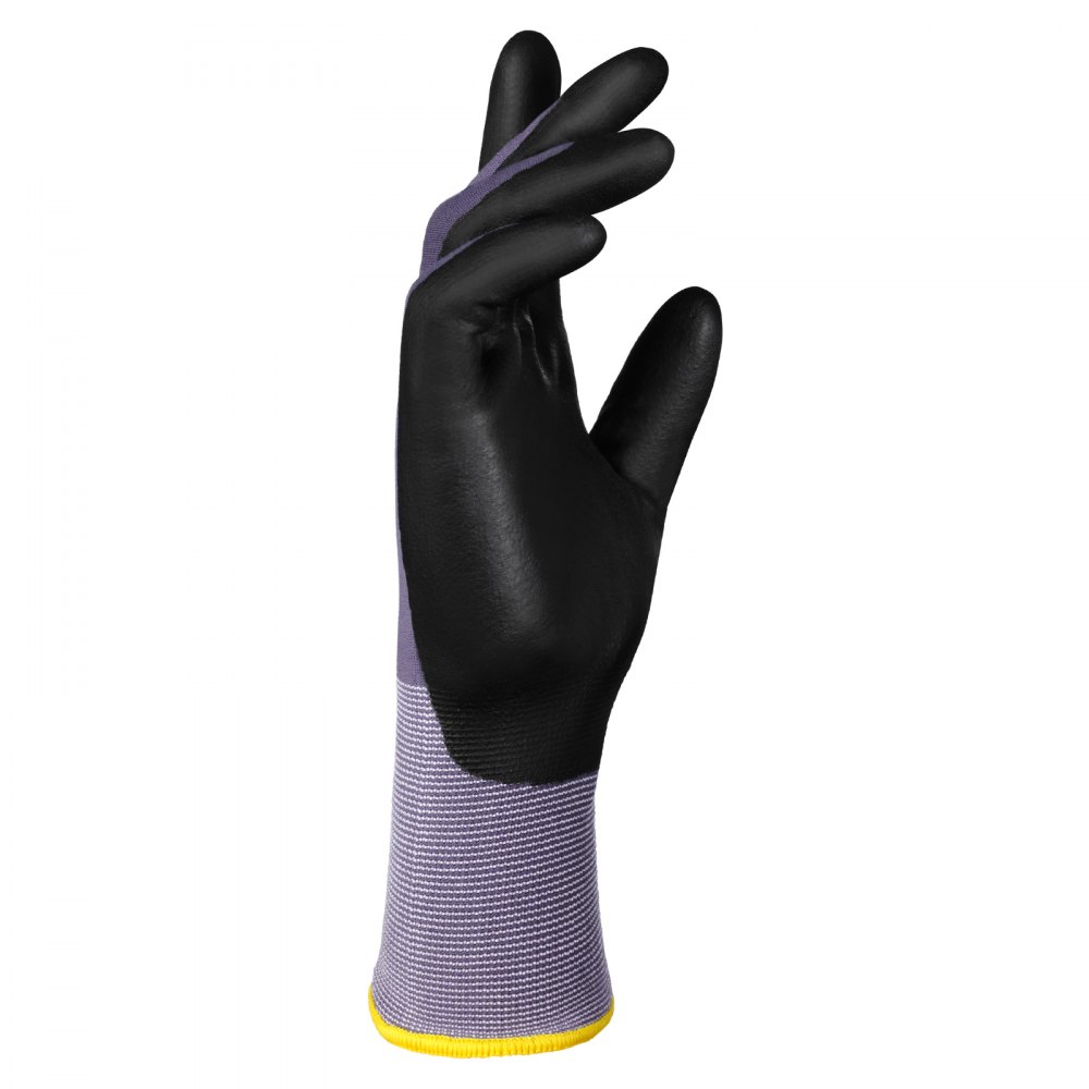 Guantes de trabajo (12 pares) con revestimiento de nitrilo para pantalla táctil, para jardinería y construcción