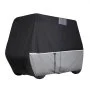 VEVOR Golf Cart Cover, Full Coverage 2+2/4 Passenger Golf Cart, 420D Waterproof Oxford Fabric Club Car Cover Fits Most Carts Club Car, Yamaha, EZGO, Honda, Silver-Coated Layer & Three Zipper Doors