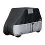 VEVOR Golf Cart Cover, Full Coverage 2+2/4 Passenger Golf Cart, 420D Waterproof Oxford Fabric Club Car Cover Fits Most Carts Club Car, Yamaha, EZGO, Honda, Silver-Coated Layer & Three Zipper Doors