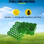 Adoquines permeables VEVOR de 1.9 in de profundidad, rejilla de entrada de grava, adoquines de césped entrelazados planos, base de cobertizo de plástico verde HDPE para paisajismo y refuerzo de suelo en estacionamientos/carriles de incendios (paquete de 4-11 pies cuadrados)