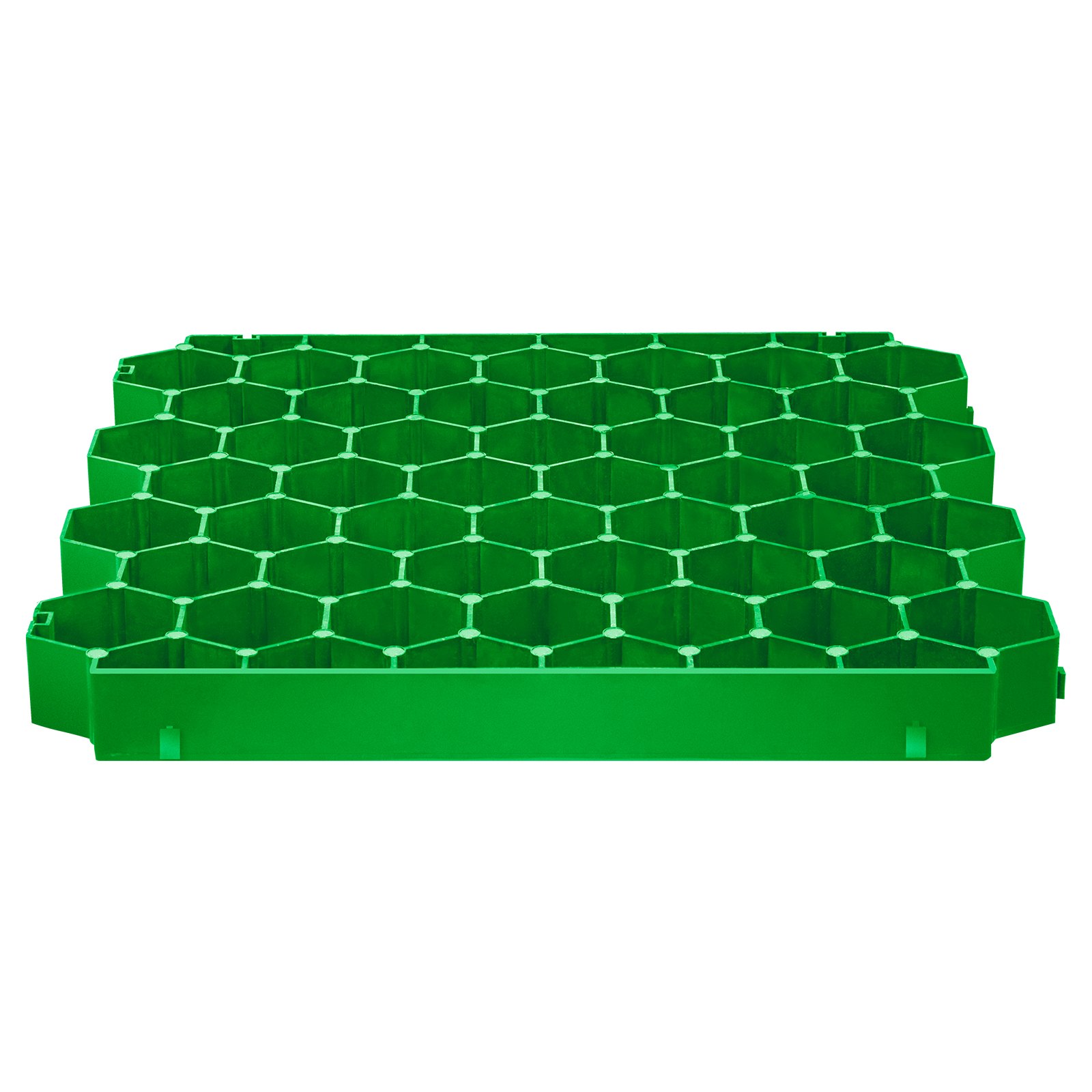 Adoquines permeables VEVOR de 1.9 in de profundidad, rejilla de entrada de grava, adoquines de césped entrelazados planos, base de cobertizo de plástico verde HDPE para paisajismo y refuerzo de suelo en estacionamientos/carriles de incendios (paquete de 4-11 pies cuadrados)