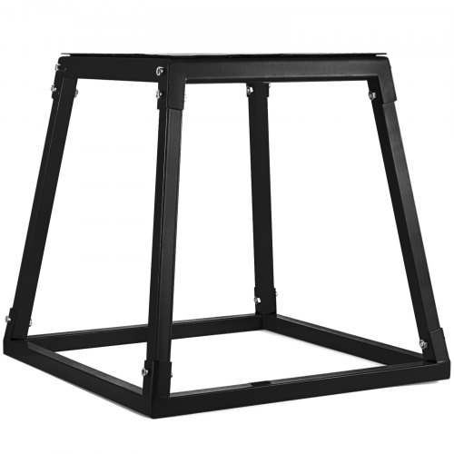 Plyometric Box Pliométrico Caja Pliométrico Plataforma Caja de Salto Caja Pliometrica Salto Cajón Pliometrico Set de 3 Piezas 12 ''/18 ''/24 '' Negro