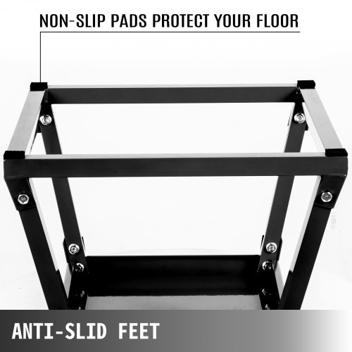 VEVOR 4 Pics Plyometric Box Pliométrico Caja Pliométrico Plataforma Caja de Salto Caja Pliometrica Salto Cajón Pliometrico Cajones de Salto Juego de 4 de 12 ''/18 ''/24 ''/30 " Color Negro