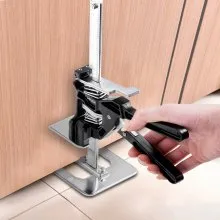 Gato de brazo ahorrador de mano de obra, 2 piezas, capacidad de carga de 330 lb, capacidad de elevación de hasta 7,1", color negro