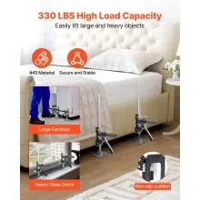 VEVOR Brazo Ahorrador de Trabajo 2 Piezas Carga 150 kg Elevación 250 mm, Negro