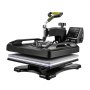 Máquina de prensado térmico VEVOR con pantalla y mango ergonómico para impresión de prendas.