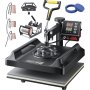 Máquina de prensado térmico VEVOR 8 en 1, prensa de calor de 15 x 15 pulgadas, máquina de impresión de camisetas con control digital, máquina de transferencia de calor multifunción, prensa de calor de sublimación para camisetas, gorras, tazas y platos.