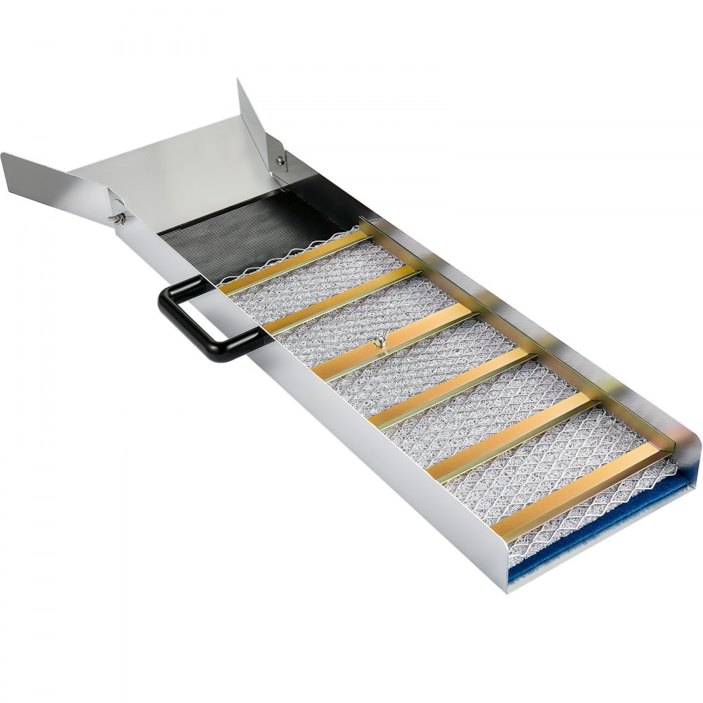 Caja de esclusa de aleación de aluminio VEVOR, mini cajas de esclusa compactas de 36 pulgadas para oro, equipo de esclusa de oro liviano, cajas de esclusa portátiles con musgo de minero, río, arroyo, exploración de oro, prospección, dragado