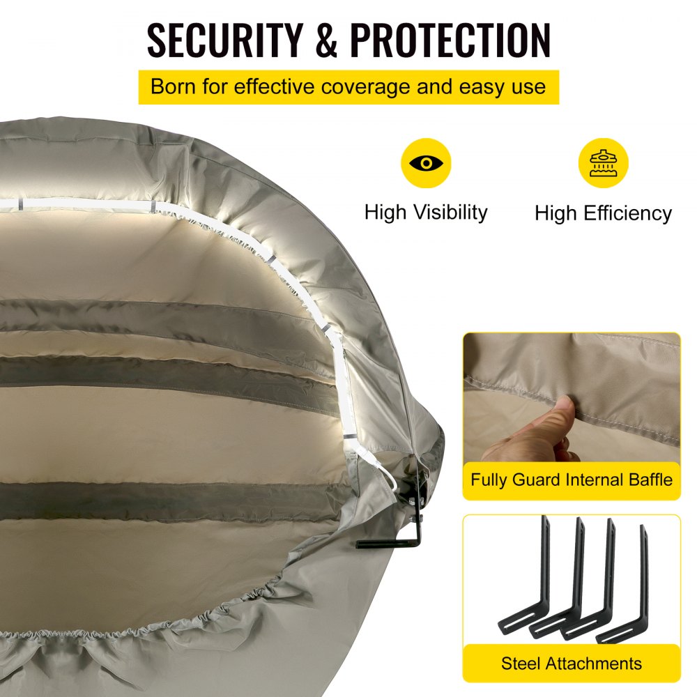 VEVOR Cubierta para Sierra Ingletadora 127x81,3x63,5cm, Recolección de Polvo con Luz, Cubierta de Tela Oxford Impermeable Plegable, Colector de Polvo Compatible con Todas las Sierras Ingletadoras