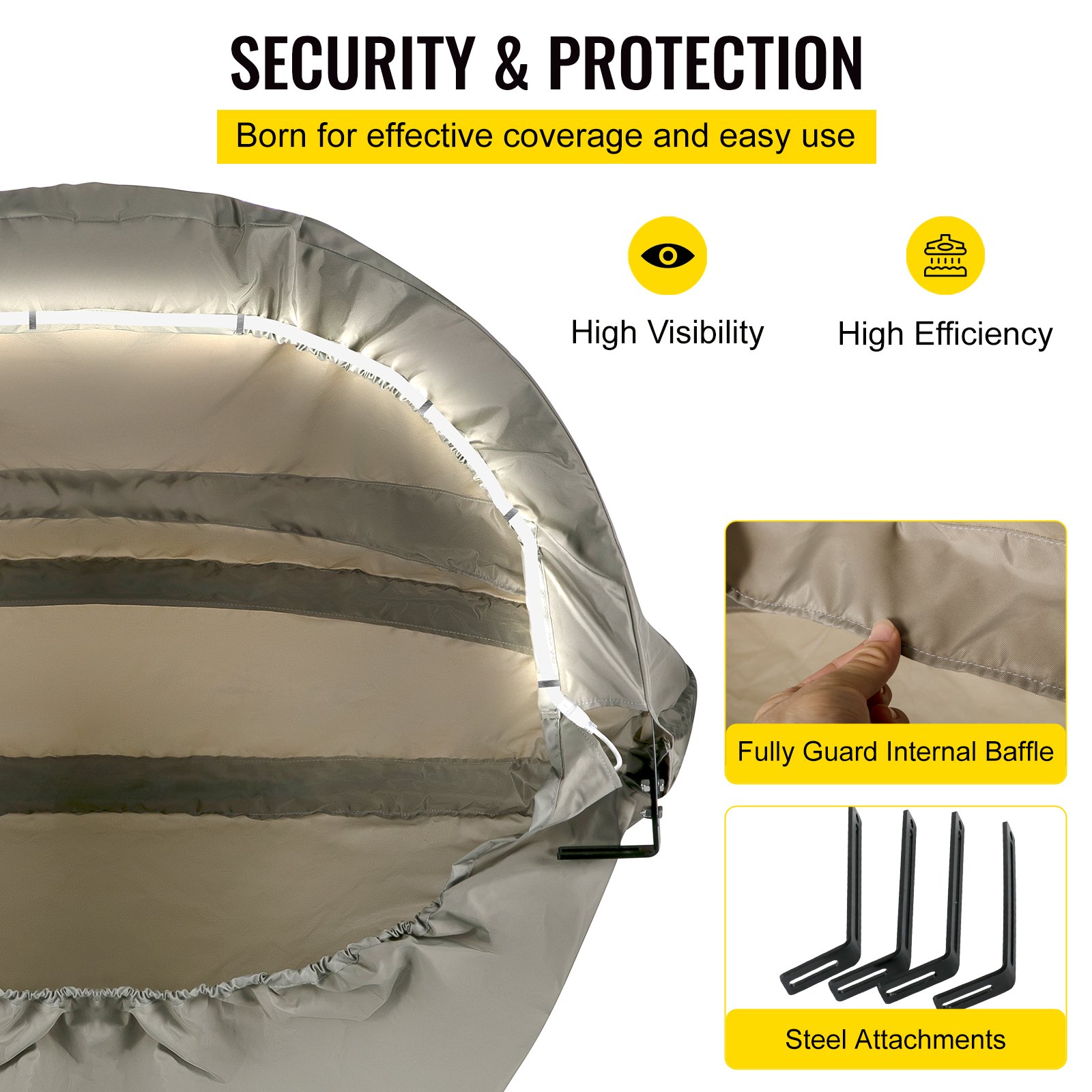 VEVOR Cubierta para Sierra Ingletadora 127x81,3x63,5cm, Recolección de Polvo con Luz, Cubierta de Tela Oxford Impermeable Plegable, Colector de Polvo Compatible con Todas las Sierras Ingletadoras