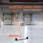 Barredora magnética VEVOR con ruedas, mini barredora magnética de 17 pulgadas, capacidad de 10 lb, mango ajustable, barredora magnética ligera para recoger clavos y tornillos, fácil limpieza del taller o garaje.
