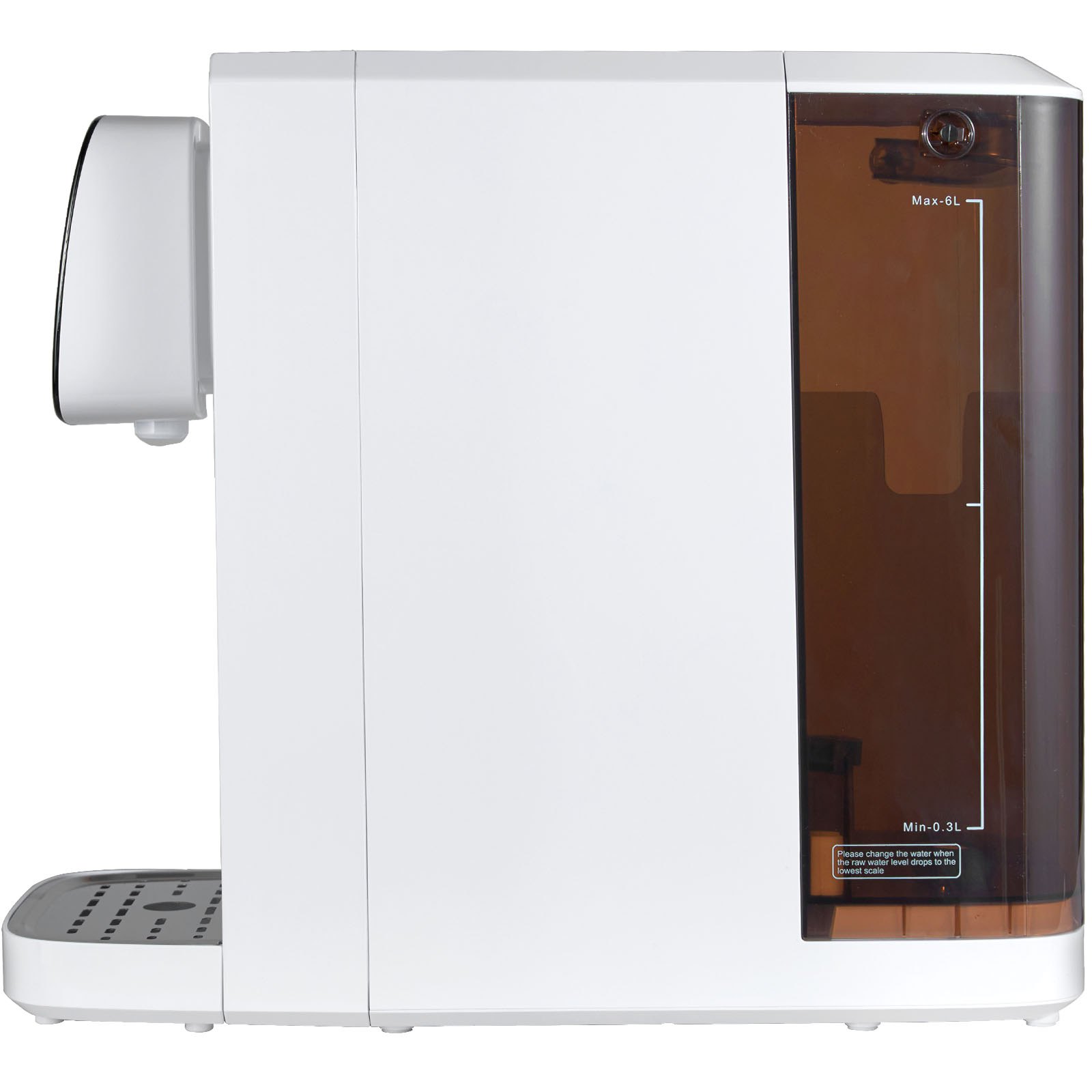VEVOR Filtro de agua para encimera con sistema de ósmosis inversa, purificador de agua portátil para el hogar, agua purificada del grifo, 2:1 pura para drenar, purificación de 5 etapas, pantalla grande IMD, no requiere instalación