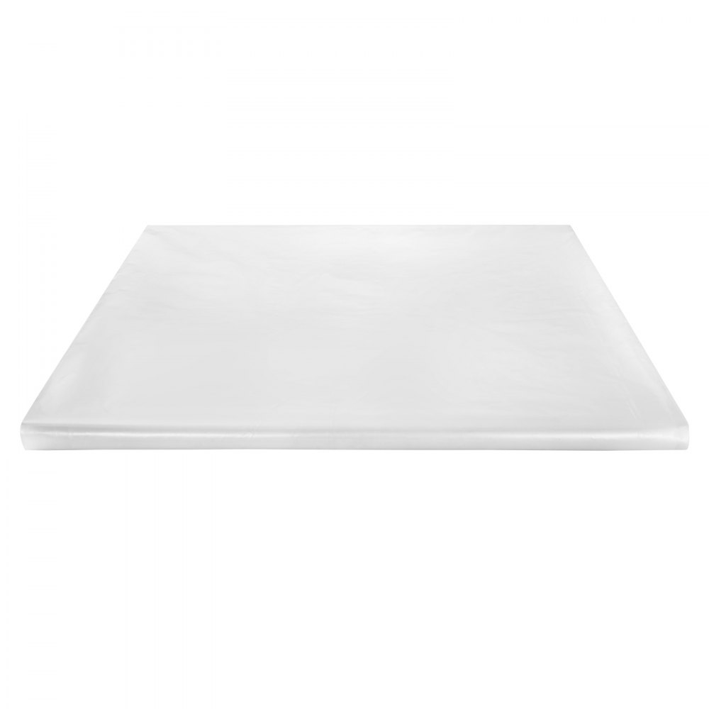 VEVOR Láminas de plástico para invernadero, 25 x 25 pies, película transparente para invernadero de 6 mil de espesor, película de polietileno resistente a los rayos UV por 4 años, para jardinería, agr