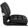 Asiento de carretilla elevadora VEVOR negro con respaldo ajustable y amortiguación ergonómica.