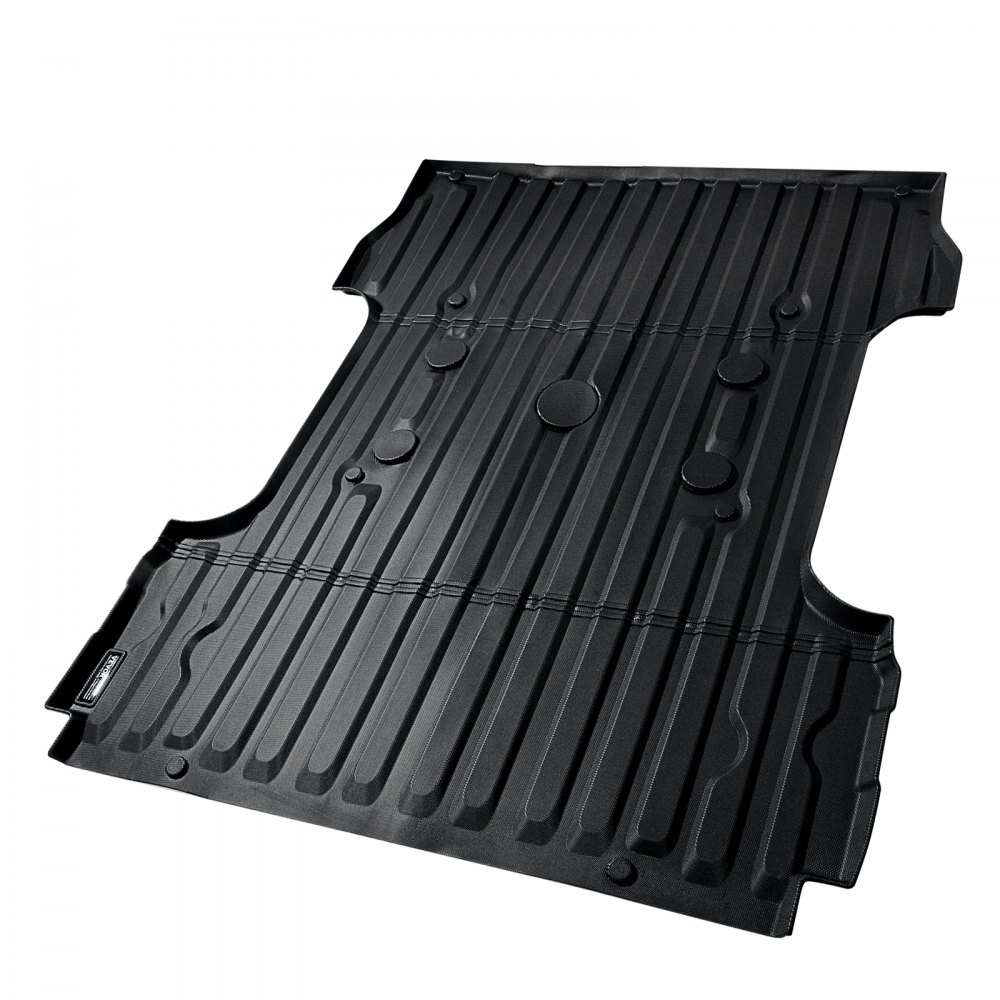 VEVOR - Alfombrilla para caja de camioneta, compatible con Ford F250/F350 2017-2024, de TPE, apta para cajas de 2 m, gruesa y resistente, ideal para proteger contra todo tipo de clima y evitar resbalones.