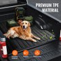 VEVOR - Alfombrilla para caja de camioneta, compatible con Ford F250/F350 2017-2024, de TPE, apta para cajas de 2 m, gruesa y resistente, ideal para proteger contra todo tipo de clima y evitar resbalones.