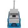 Tornillo de banco para fresadora VEVOR azul y plateado con acabado texturizado y mango ajustable.