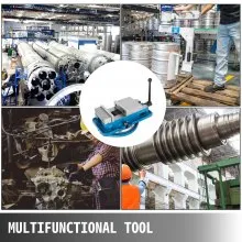 VEVOR 5 pulgadas ACCU Lock Down Vise Precision Milling Vice 5 pulgadas Mandíbula Ancho Drill Press Vise Fresadora Banco Abrazadera Sujeción Vice con base giratoria de 360 grados CNC Vise