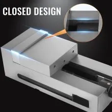VEVOR Tornillo de banco para fresado de alta precisión de 6 pulgadas, material de hierro fundido nodular, tornillo de banco para fresado y acabado de piezas de precisión