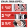 Máquina para hacer palomitas de maíz de encimera, 850 W, 8 oz, 48 tazas, color negro