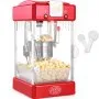 Máquina para hacer palomitas de maíz VEVOR de 300 W, hervidor de 75 ml (2.5 oz), 4 cuartos de galón por tanda, de sobremesa con puerta de polipropileno, incluye 2 palas y bandeja, estilo cine, color rojo