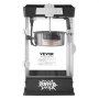 VEVOR Popcorn Maker, 480W Popcorn Popper Machine, 4 Oz Kettle Makes 1.5 Gallon per Batch, Tabletop Popcorn Maker, Includes 3 Scoops, Movie Theater Style, Black