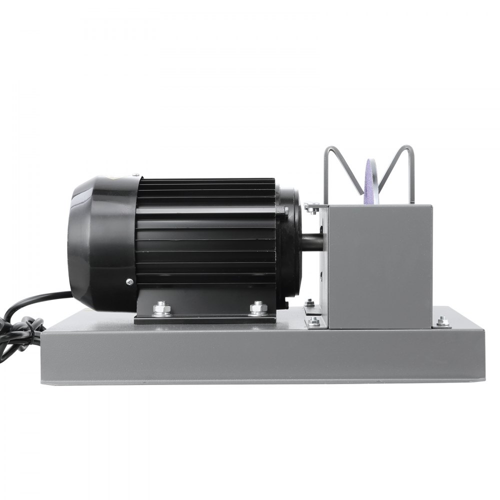 Afilador de cuchillas para cortacésped VEVOR, 2/3 HP, 500 W, con muela de cerámica de 7 pulgadas, potente afiladora de banco para cuchillas de elevación alta/baja, cuchillas Gator y cuchillas planas.