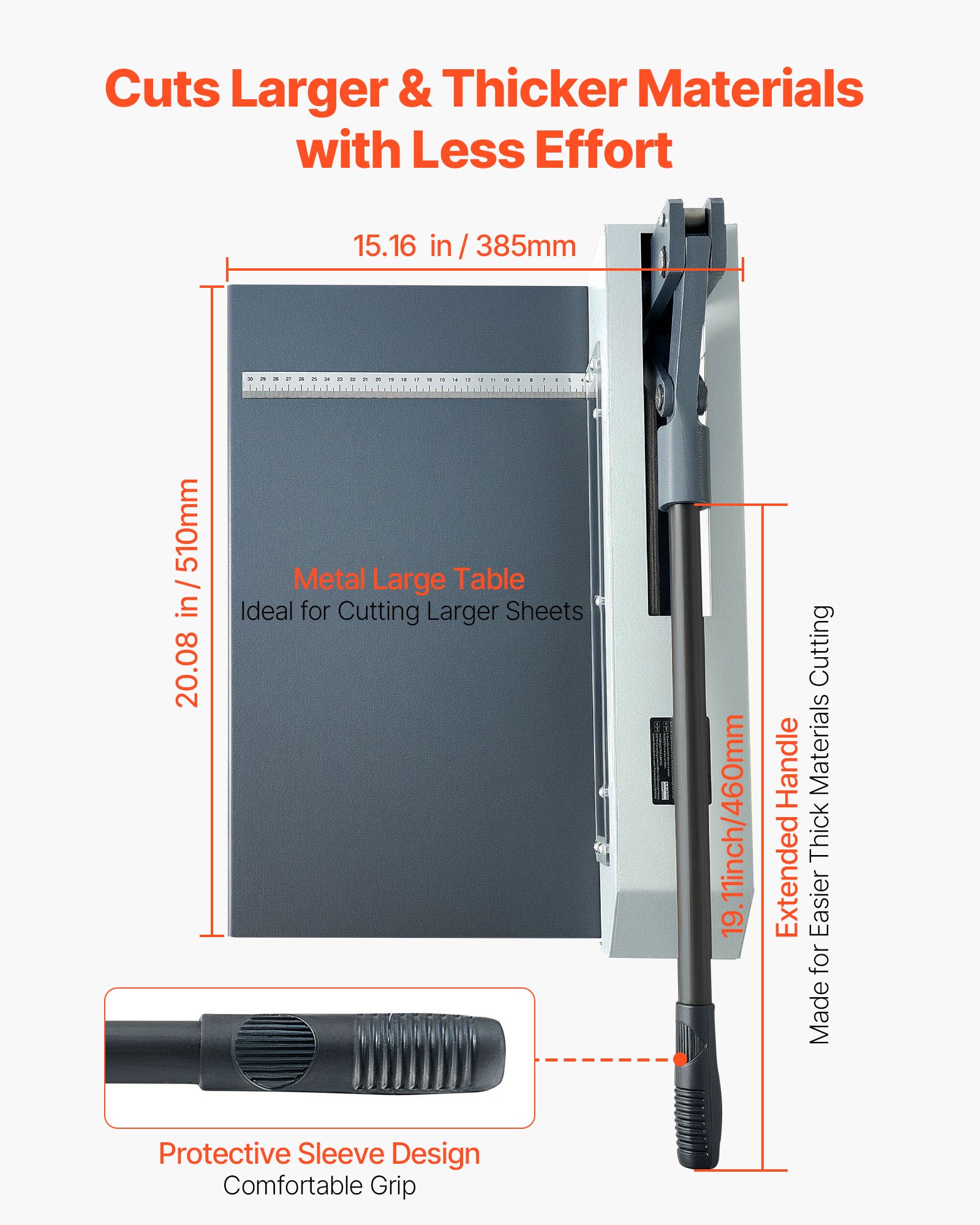 Cizalla de guillotina VEVOR, cizalla manual de 30 cm para chapa metálica, herramienta resistente para cortar placas de metal, con marco de acero sólido, alta precisión, para cortar placas PCB, aluminio, acero, cobre y plástico.