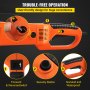 VEVOR Enhebrador de tuberías eléctrico, máquina de enhebrar tuberías de 2300 W, kit de accionamiento de potencia manual de alta resistencia, máquina de enhebrar tuberías de 110 V, motor de cobre, enhebrador de tuberías portátil con 6 troqueles de 1/2 a 2 pulgadas y estuche de transporte