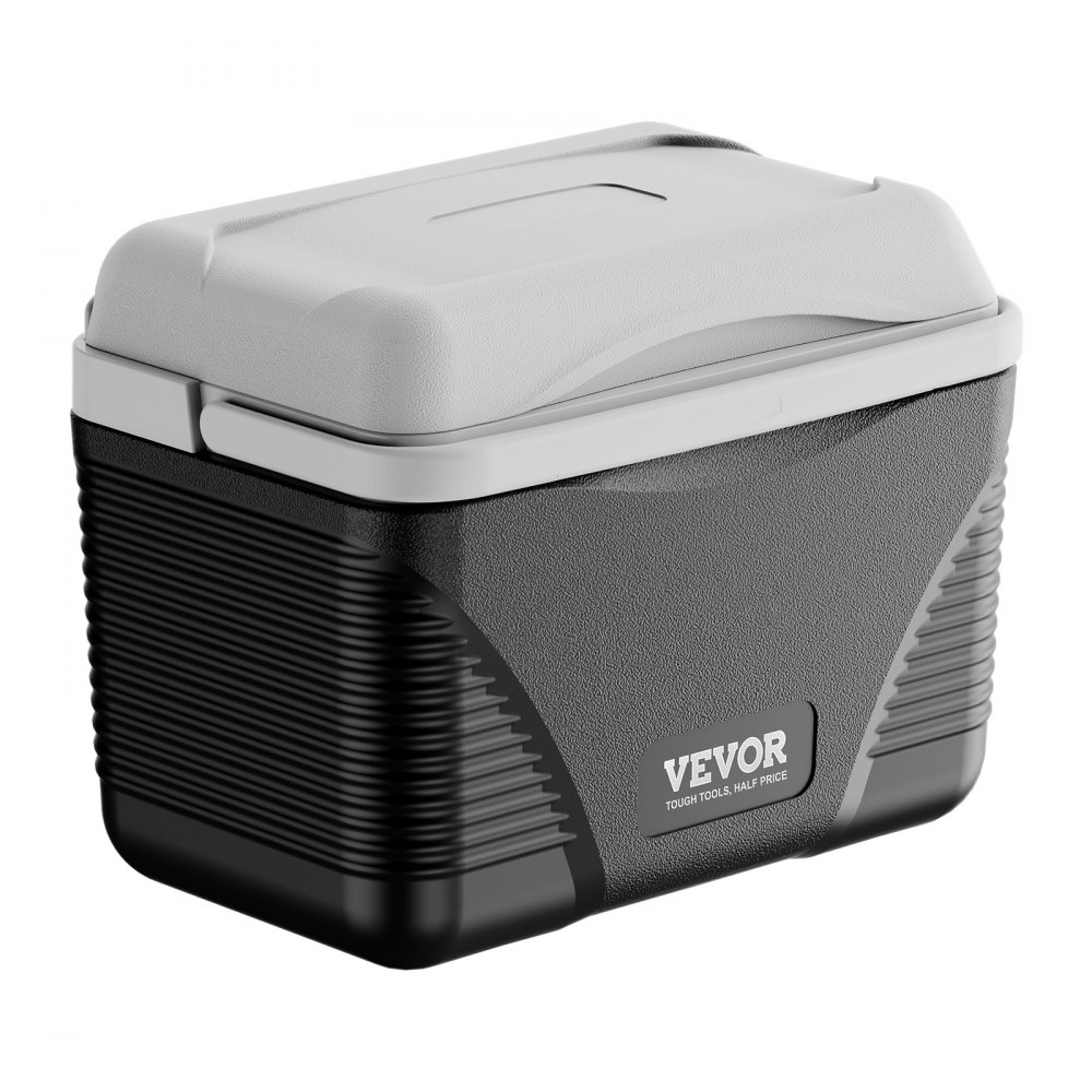 Nevera portátil VEVOR de 8.5 cuartos con retención de hielo y asas resistentes. Ligera y rígida, con aislamiento, ideal para picnics familiares y viajes cortos.