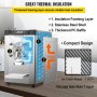VEVOR Commercial Hard Ice Cream Machine Hard Serve Ice Cream Maker 4.8-6.3 Gal/H