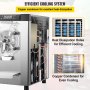 VEVOR Commercial Hard Ice Cream Machine Hard Serve Ice Cream Maker 4.8-6.3 Gal/H