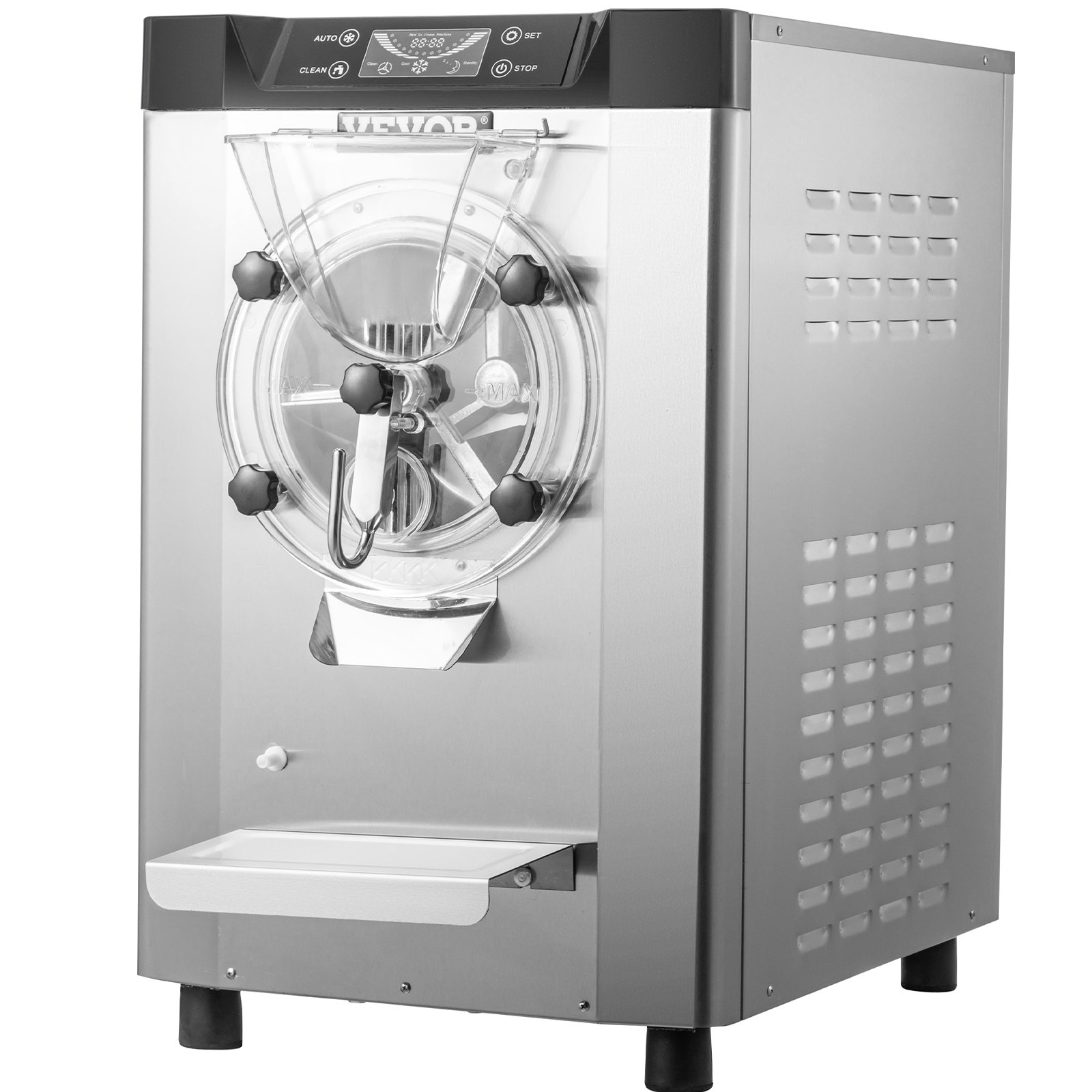 VEVOR Commercial Hard Ice Cream Machine Hard Serve Ice Cream Maker 4.8-6.3 Gal/H